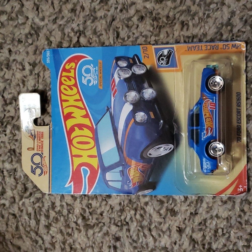 hot wheels 2017 70 Ford escort RS1600 50th race team 2/10